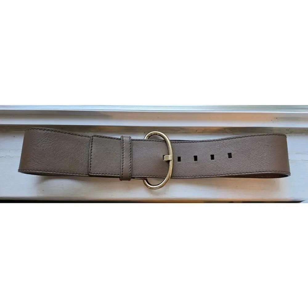 Banana Republic Wide Italian Leather Belt 2.25